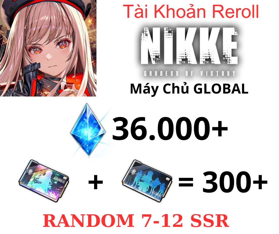 [GLB]Nikke: Goddess of Victory Reroll 36k Gem+