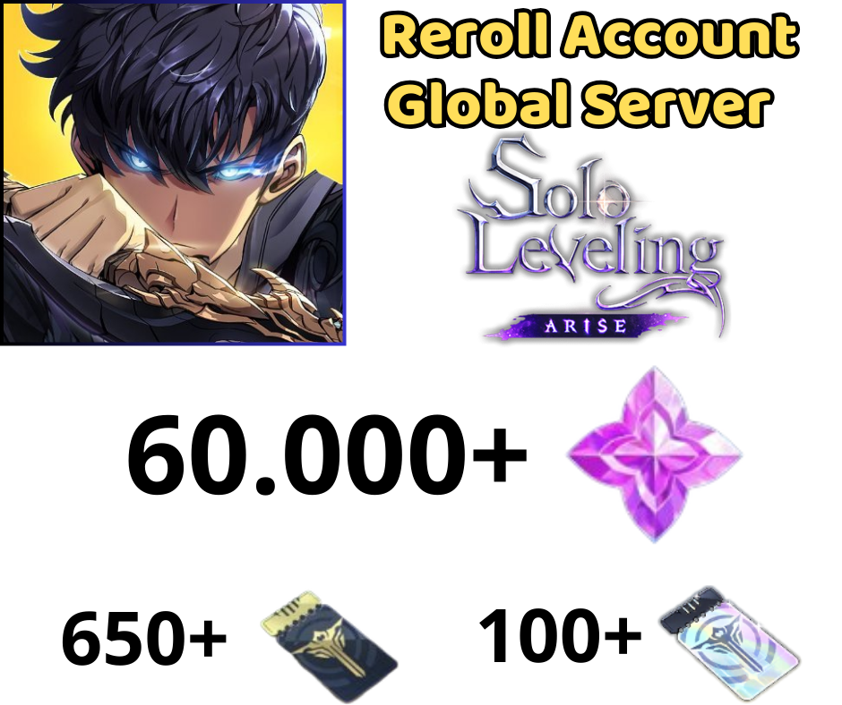 SoloLeveling : Arise Reroll 60k+ essence stones
