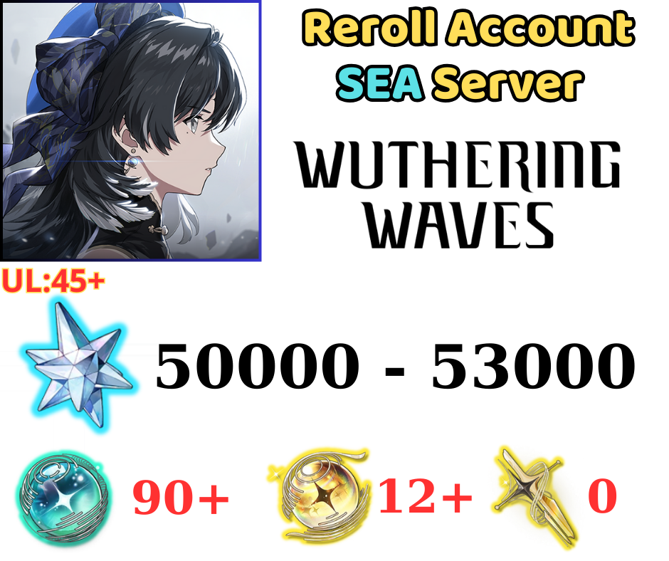 [SEA] Wuthering Waves Reroll 50000+ Astrite