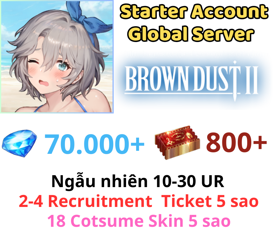 Brown Dust 2 70K+ Gem